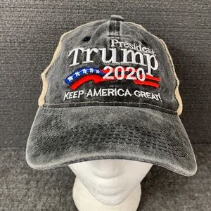 President Trump 2020 Keep America Great Trucker Hat Unisex Adjustable Snapback